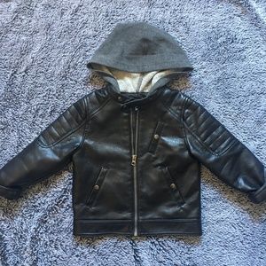 Art Class Toddler Faux Leather moto Jacket